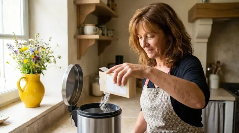 Basta un gesto settimanale: la tua pattumiera in cucina smetterà di puzzare per sempre