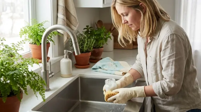 Addio detersivi chimici: il blocco che la mia vicina prepara in 10 minuti e fa brillare tutta la casa