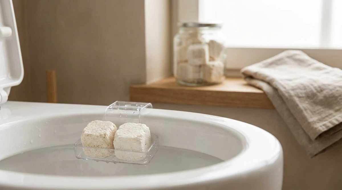 Addio prodotti chimici: con questo blocchetto fatto in casa, il tuo WC resta immacolato senza sforzo
