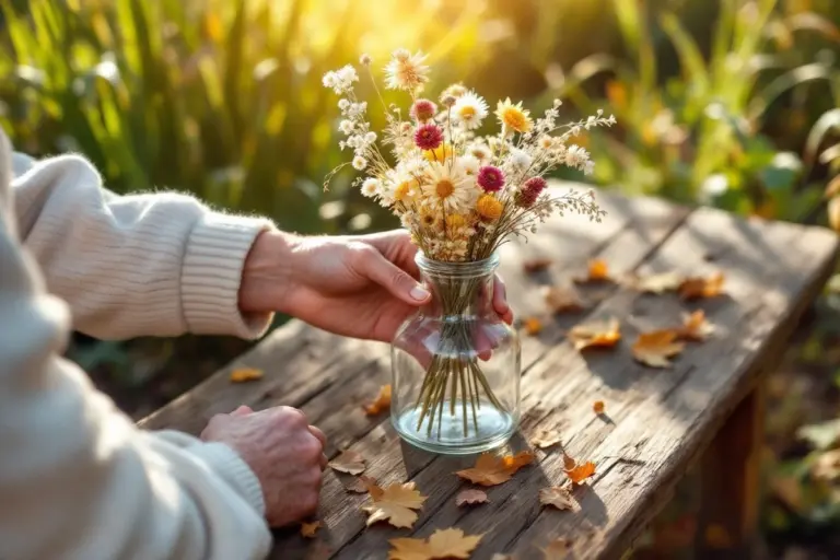 Fiori appassiti a casa? Trasformali in decorazioni eterne con questo trucco da giardiniere