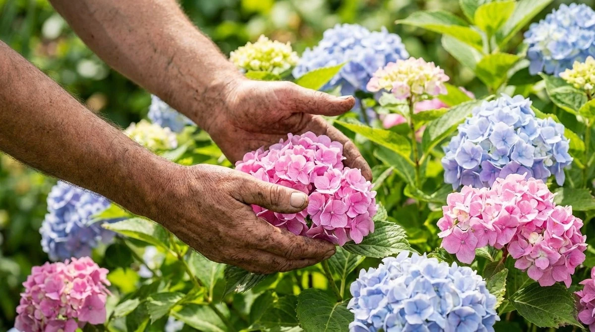 Hortensias : le secret des vrais connaisseurs pour colorer vos massifs en bleu ou rose