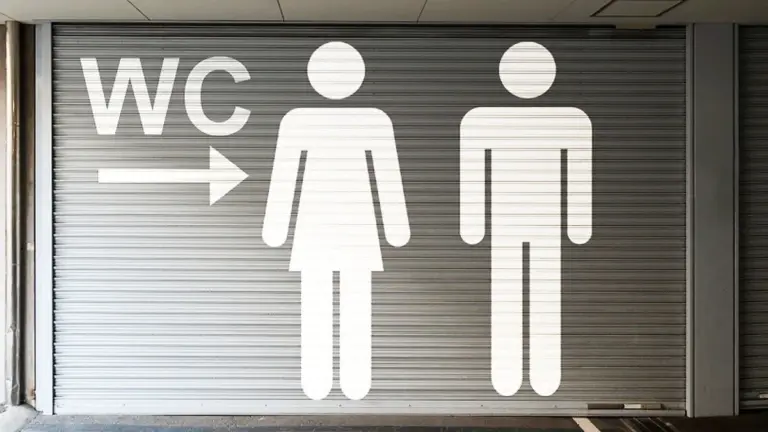 Il Segreto del WC: Cosa nasconde la sigla che tutti ignorano sulle porte dei bagni pubblici