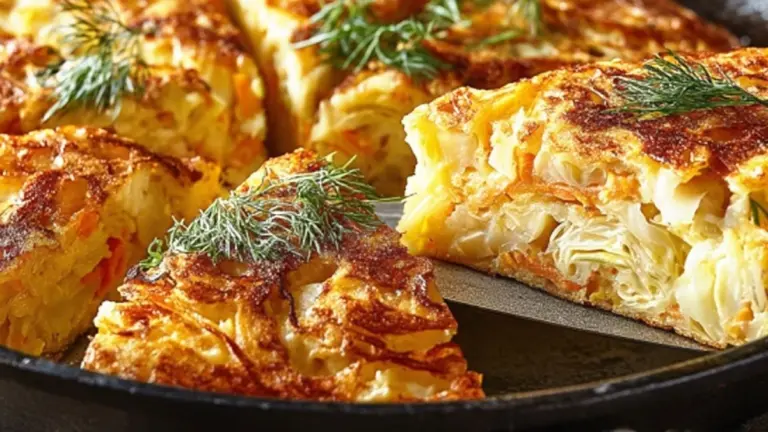 La torta senza pasta: cavolo bianco e uova in padella per un piatto saziante e light