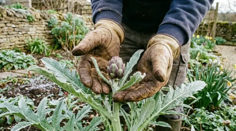 Perché i contadini esperti mettono la paglia attorno ai carciofi a febbraio