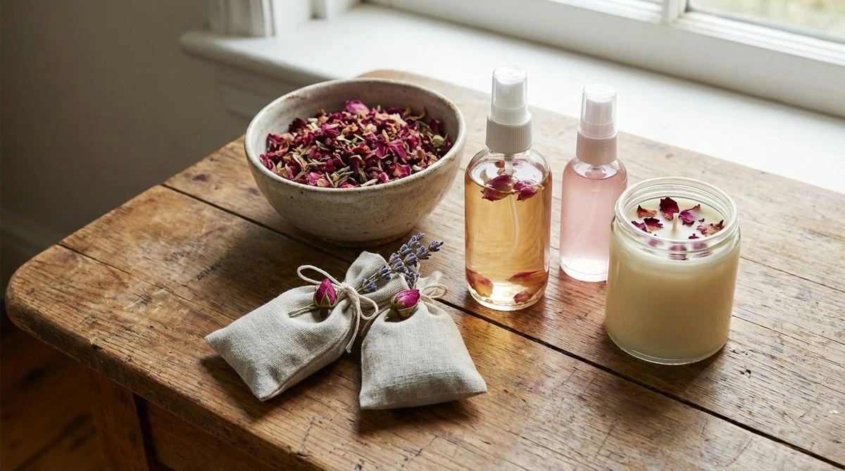 Rose appassite dopo San Valentino? Trasformale in oro per profumare e purificare la tua casa
