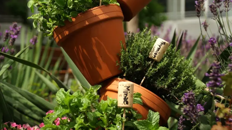 Coltiva erbe fresche sul tuo balcone: crea facilmente una piramide di erbe in terracotta