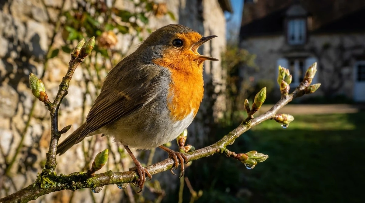 Il canto del pettirosso in giardino: un segno di prosperità per la tua casa