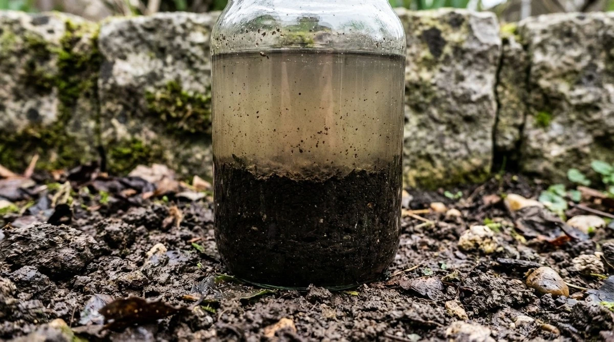 Il test del barattolo: scopri perché il tuo terreno rimane inzuppato in 24 ore