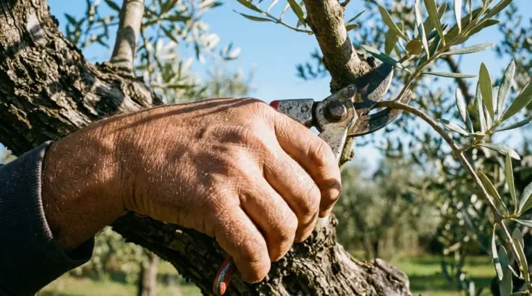 Olio d'oliva: 4 gesti per risvegliare l'albero prima di aprile