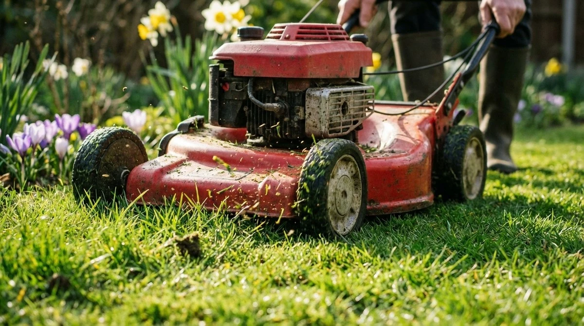 Prima tosatura di marzo: l'altezza sbagliata può distruggere il tuo prato